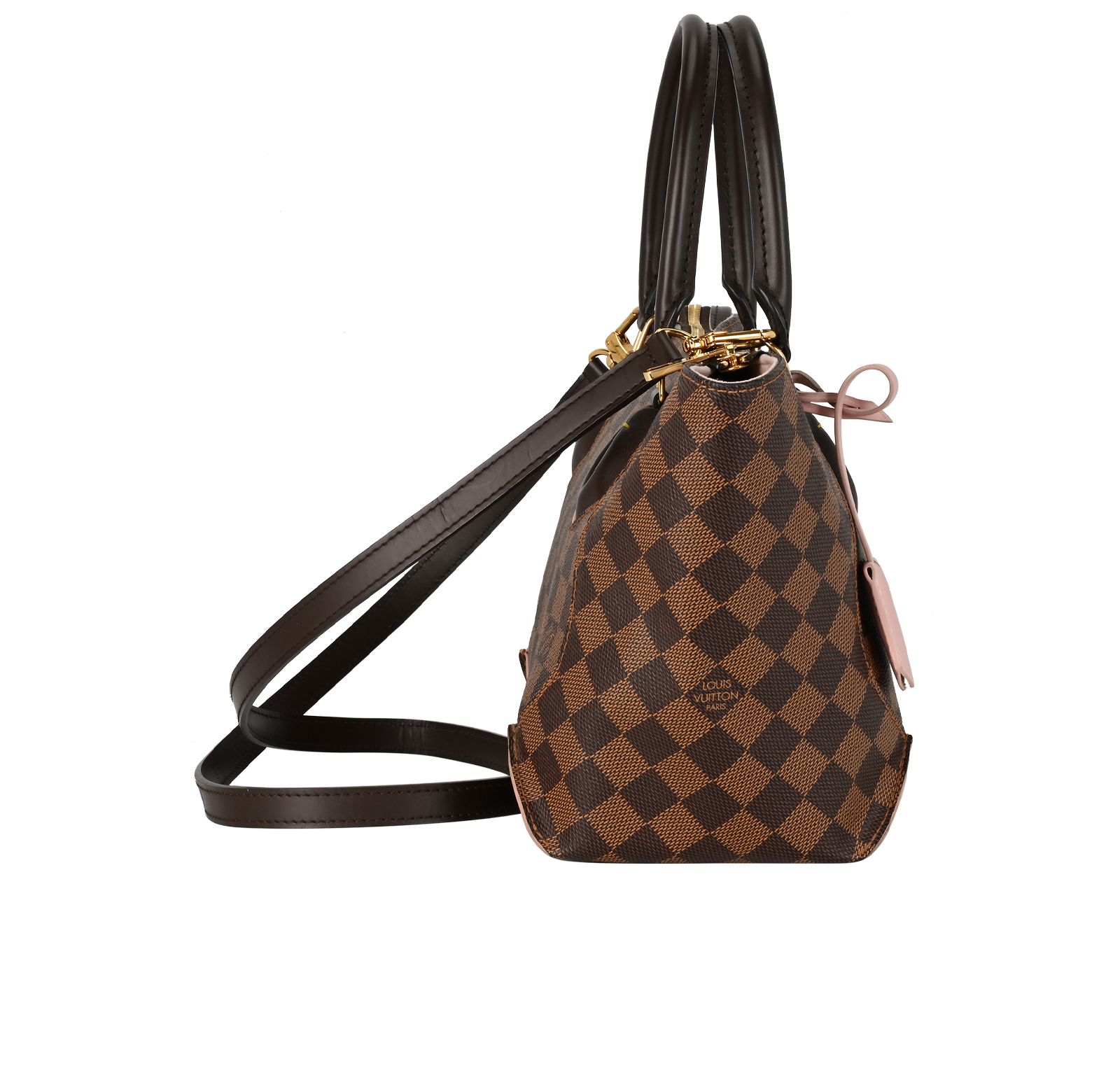 Caissa, &pound;750, Handbags, Brown, Canvas, Side view